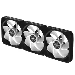Комплект вентилатори 3-Pack GIGABYTE AORUS EZ CHAIN RVS FAN 120 - 120x120x25mm ARGB