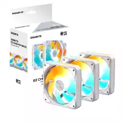 Комплект вентилатори 3-Pack GIGABYTE AORUS EZ CHAIN FAN 120 ICE, 120x120x25mm ARGB                          