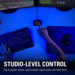 Corsair Elgato Stream Deck Mini, 6 fully customizable LCD keys at your fingertips. All poised to trigger unlimited actions upon a single tap