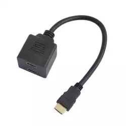 Конвертор (сплитер) ESTILLO, HDMI мъжко - 2 x HDMI женско, Черен Конвертор (сплитер) ESTILLO, HDMI мъжко - 2 x HDMI женско, Черен