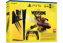 Конзола PlayStation 5 (Slim) - Digital Edition - Marvel’s Wolverine Battle Yellow Limited Edition Bundle