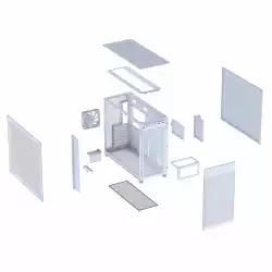 Кутия ASUS PRIME AP303 TG - White