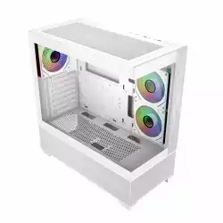Кутия CoolerMaster Elite 690 Wood - Бял