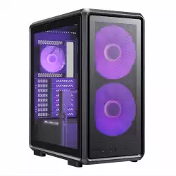 Кутия CoolerMaster MasterFrame 500 Mesh - Black ARGB                          