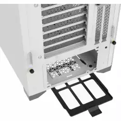 Кутия Corsair 5000D Airflow Mid Tower, Tempered Glass, Бяла