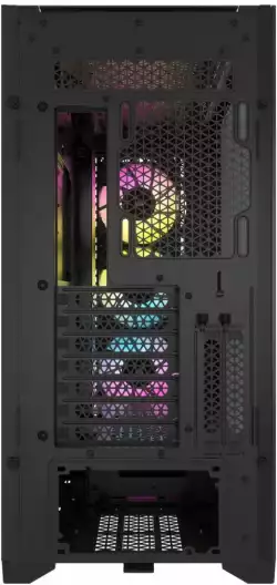 Кутия Corsair iCUE 5000D RGB Airflow Mid Tower, Tempered Glass, Черна