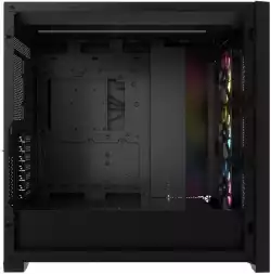 Кутия Corsair iCUE 5000D RGB Airflow Mid Tower, Tempered Glass, Черна