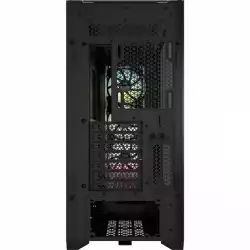 Кутия Corsair iCUE 5000X RGB Mid Tower, Tempered Glass, Черна