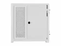 Кутия Corsair iCUE 5000X RGB QL Edition Mid Tower, Tempered Glass, Бяла