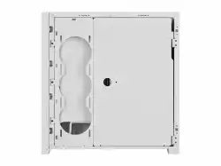 Кутия Corsair iCUE 5000X RGB QL Edition Mid Tower, Tempered Glass, Бяла