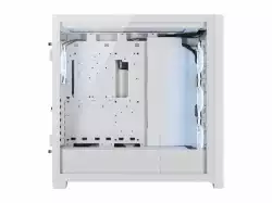 Кутия Corsair iCUE 5000X RGB QL Edition Mid Tower, Tempered Glass, Бяла