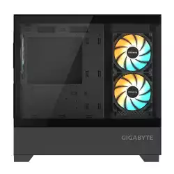 Кутия GIGABYTE C201 PANORAMIC + 3 ARGB Вентилатора                          