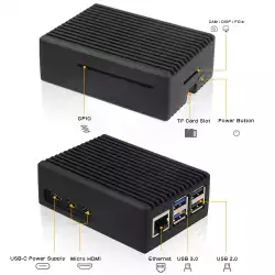 Кутия Inter-Tech ODS-739 RASPBERRY - Black
