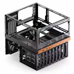 Кутия Jonsbo N6 NAS Micro-ATX - Black