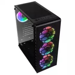 Кутия Kolink Observatory Lite Mesh RGB, Mid-Tower, Черна