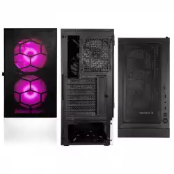 Кутия Kolink Observatory MX Mesh ARGB TG Mid-Tower, Черна/Бял