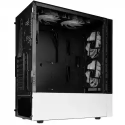 Кутия Kolink Observatory MX Mesh ARGB TG Mid-Tower, Черна/Бял