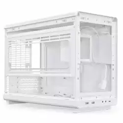 Кутия Lian Li DAN A3-mATX Wood Edition White - Micro Tower
