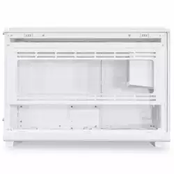 Кутия Lian Li DAN A3-mATX Wood Edition White, Tempered Glass, Micro Tower