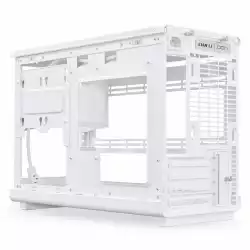 Кутия Lian Li DAN A3-mATX Wood Edition White - Micro Tower