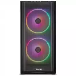 Кутия Lian-Li LANCOOL 216, RGB, Mid-Tower, Tempered Glass, Черна