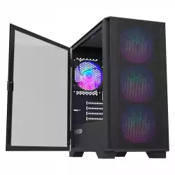 Кутия MONTECH AIR 100 ARGB, TG, Micro-ATX, Черна