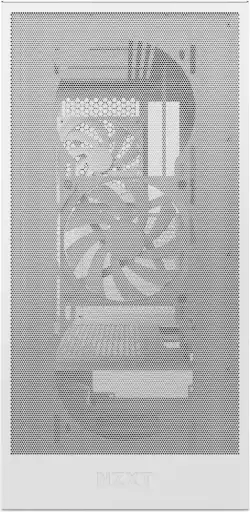 Кутия NZXT H5 Flow 2024 White, Mid-Tower                          