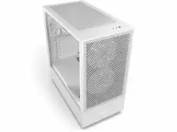 Кутия NZXT H5 Flow RGB Matte White, Mid-Tower