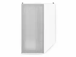 Кутия NZXT H6 Flow RGB Matte White - Middle Tower
