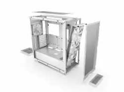 Кутия NZXT H7 Flow RGB Matte White Mid-Tower