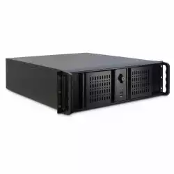 Кутия за сървър InterTech 3U 3098-S, 19", Чернa                          