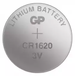 Литиева бутонна батерия GP CR1620 3V 5 бр. в блистер /цена за 1 бр. батерия/ GP