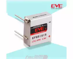 Литиево тионилхлоридна  батерия LTC-3PN  EP651615 industrial 3,6V  400mAh EVE BATTERY