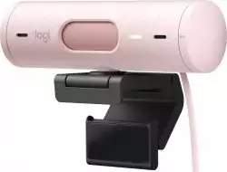 Logitech BRIO 500 Rose Full HD уеб камера, микрофон, USB