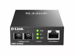 Медиа конвертор D-link DMC-G10SC/E, 100/1000Base-T to 1000Base-LX SC Single-Mode (10 km)                          