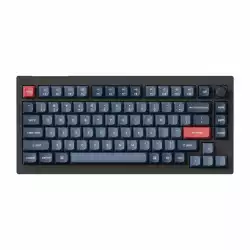 Механична клавиатура Keychron V1 MAX QMK 75% Carbon Black - Wireless