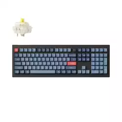 Механична клавиатура Keychron V6 MAX QMK Carbon Black - Wireless, Full-Size