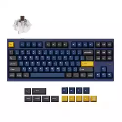 Механична клавиатура Lemokey L4 QMK TKL Navy Blue - Keychron Super Brown Switch                          
