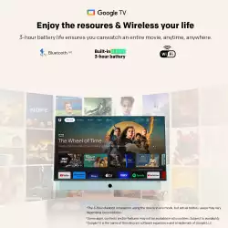 METZ Портативен телевизор  24MPE7000Y 24" LED FHD(1920x1080) GoogleTV, HDR10, син