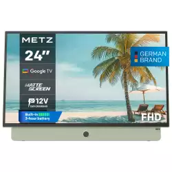 METZ Портативен телевизор 24MPE7200Z 24" LED FHD(1920x1080) GoogleTV, HDR10, зелен