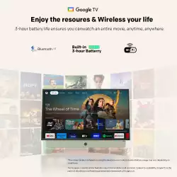 METZ Портативен телевизор 24MPE7200Z 24" LED FHD(1920x1080) GoogleTV, HDR10, зелен