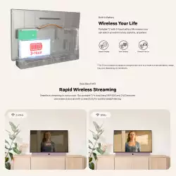 METZ Портативен телевизор 24MPE7300Z 24" LED FHD(1920x1080) GoogleTV, HDR10, розов