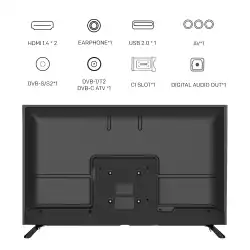 METZ Телевизор 40MTE2000Z 40" LED TV, HD, черен