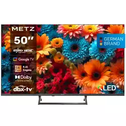 METZ Телевизор 50" 50MQF7500Z UHD QLED SMART TV, 120Hz, 4K, Google TV, 126.0см