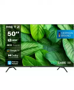 METZ Телевизор 50" UHD LED SMART TV, 4K Ultra HD, Google TV, Frameless