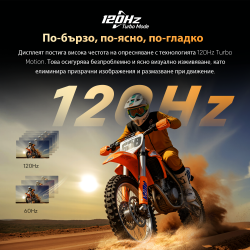 METZ Телевизор 55" 55MQF7500Z UHD QLED SMART TV, 120Hz,4K, Google TV, Frameless, 139.0см