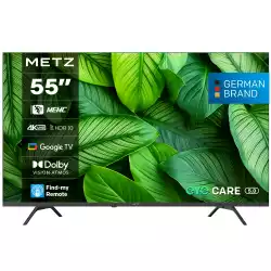 METZ Телевизор 55" UHD LED SMART TV,4K, Google TV, Frameless,2x10W