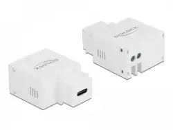Модул Delock, USB-C порт за зареждане, За монтаж на панел Keystone