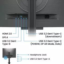 Монитор за програмиране BenQ RD280UA, 28.2", Ergo Stand                          