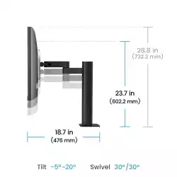 Монитор за програмиране BenQ RD280UA, 28.2", Ergo Stand